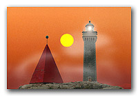 Vinga b�k och fyr (montage)